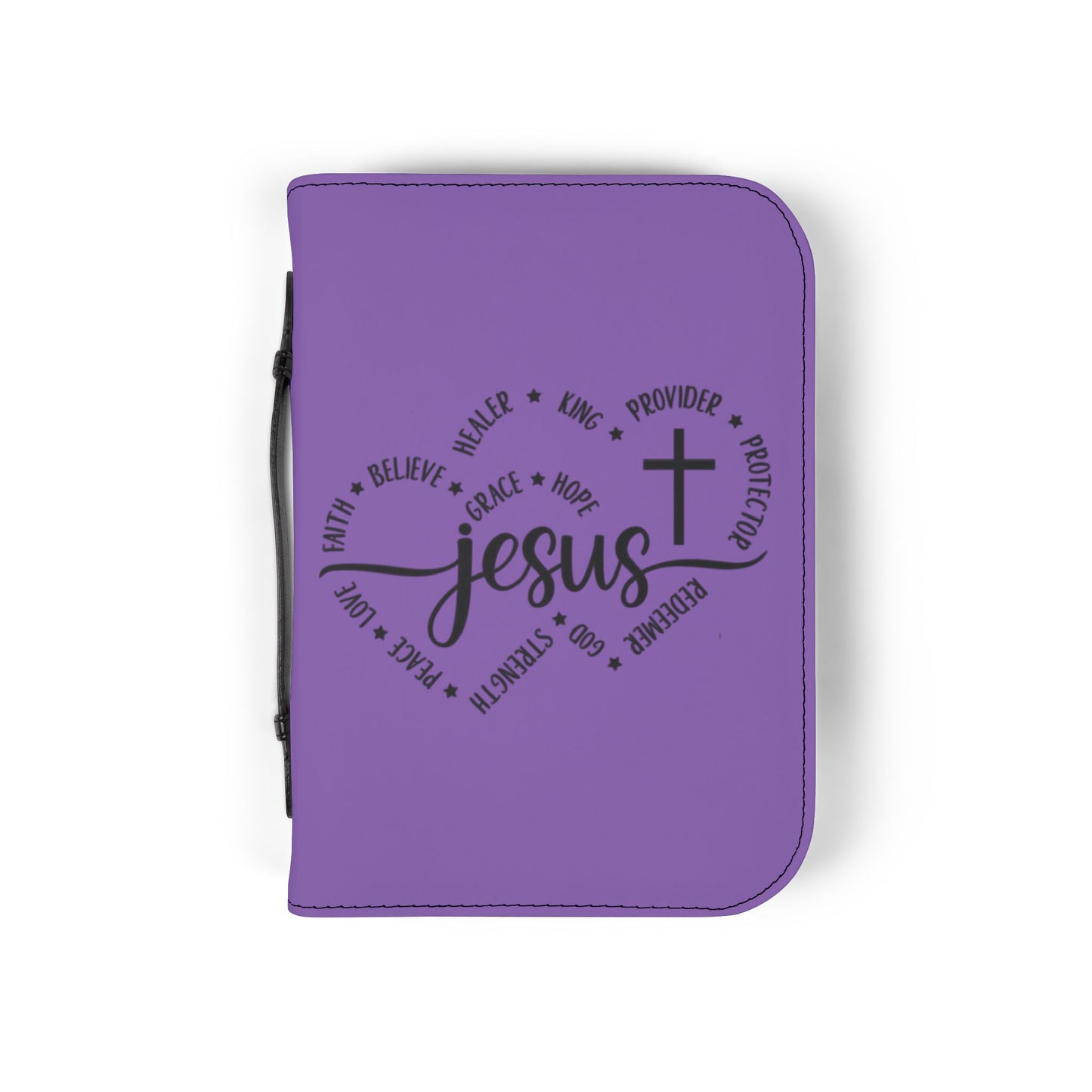 Jesus/Double Heart Bible Cover