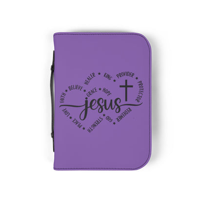 Jesus/Double Heart Bible Cover