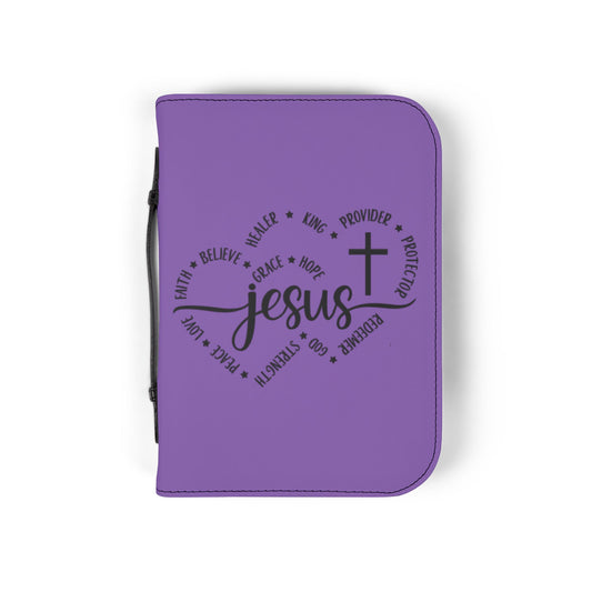 Jesus/Double Heart Bible Cover