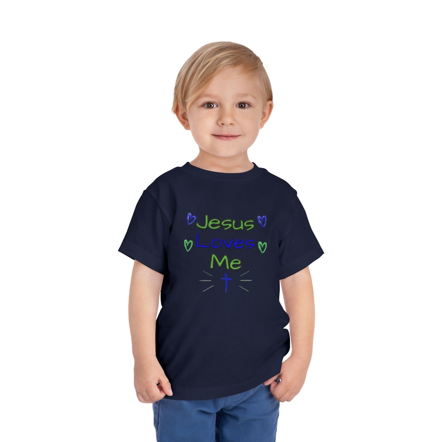 Jesus Loves Me Toddler Short Sleeve Tee