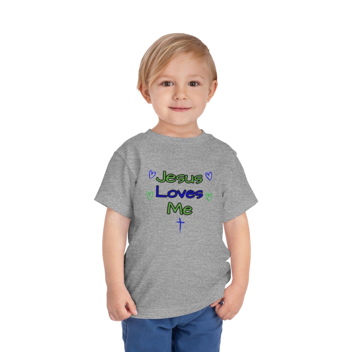 Jesus Loves Me Toddler Short Sleeve Tee