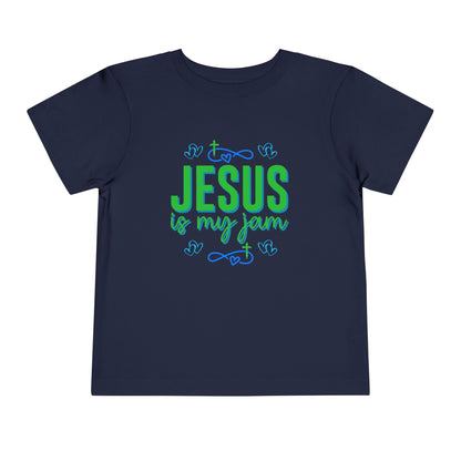 Boys Jesus Is My Jam Toddler Short Sleeve Tee