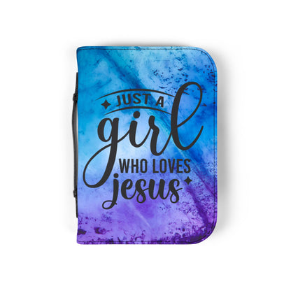 Just A Girl Who Loves Jesus Bible Cover