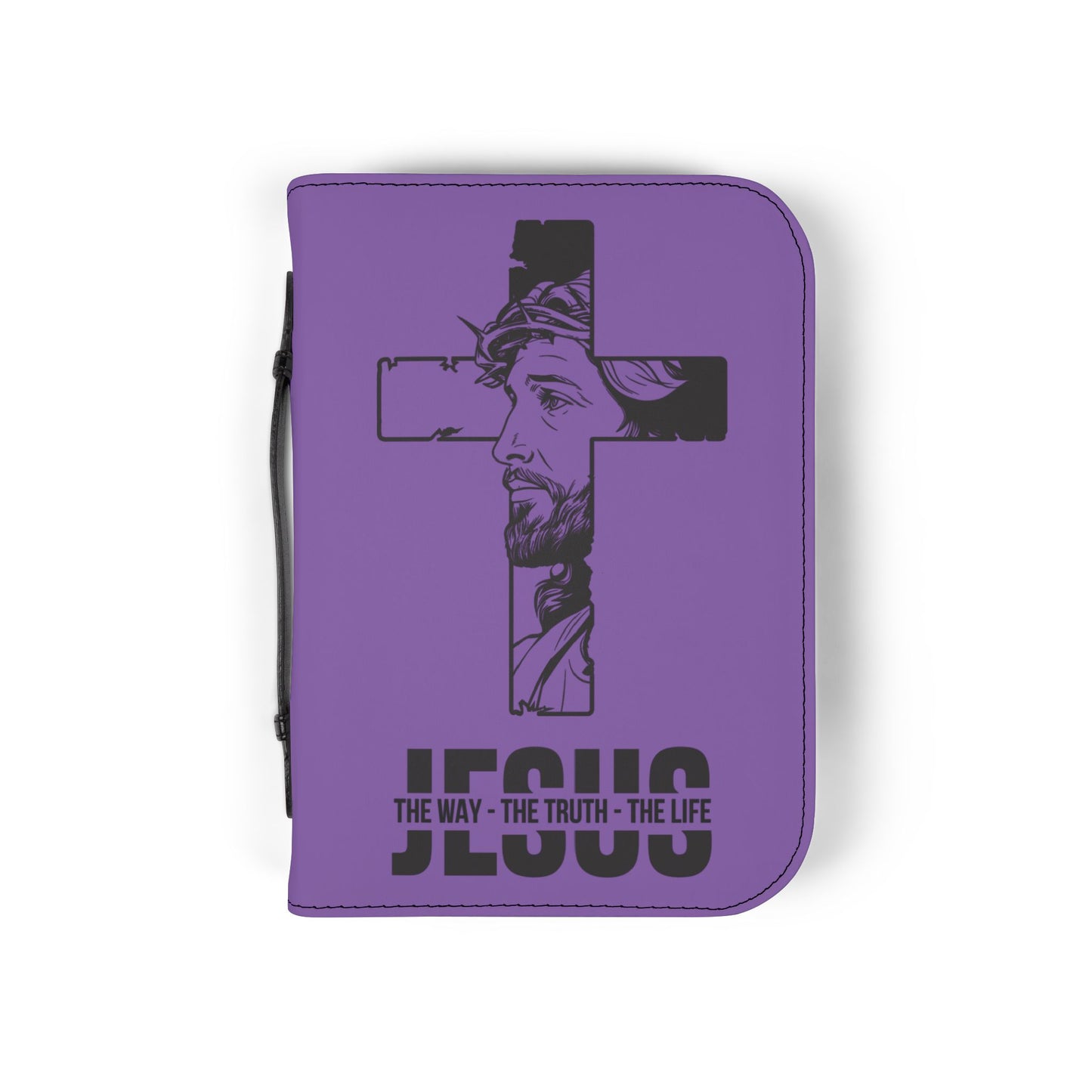 Jesus the Way, the Truth, the Life purple Bible Cover