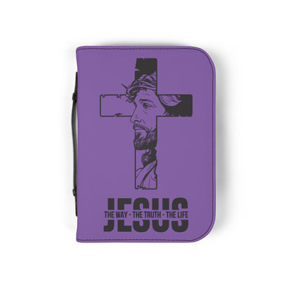 Jesus the Way, the Truth, the Life purple Bible Cover