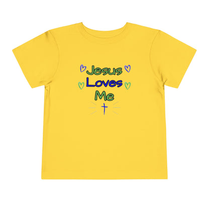 Jesus Loves Me Toddler Short Sleeve Tee