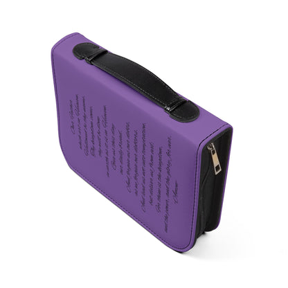 Jesus the Way, the Truth, the Life purple Bible Cover