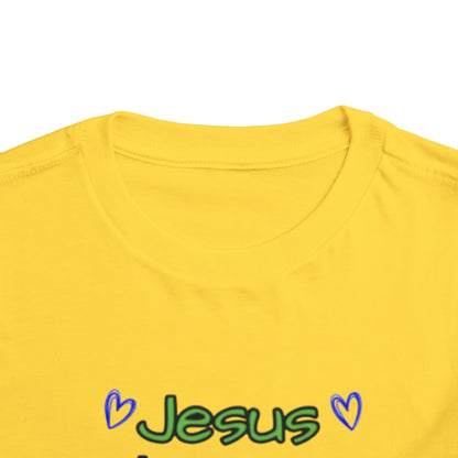 Jesus Loves Me Toddler Short Sleeve Tee