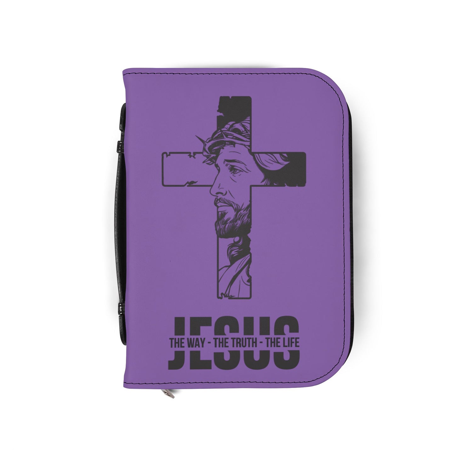 Jesus the Way, the Truth, the Life purple Bible Cover
