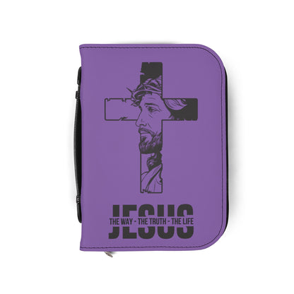 Jesus the Way, the Truth, the Life purple Bible Cover