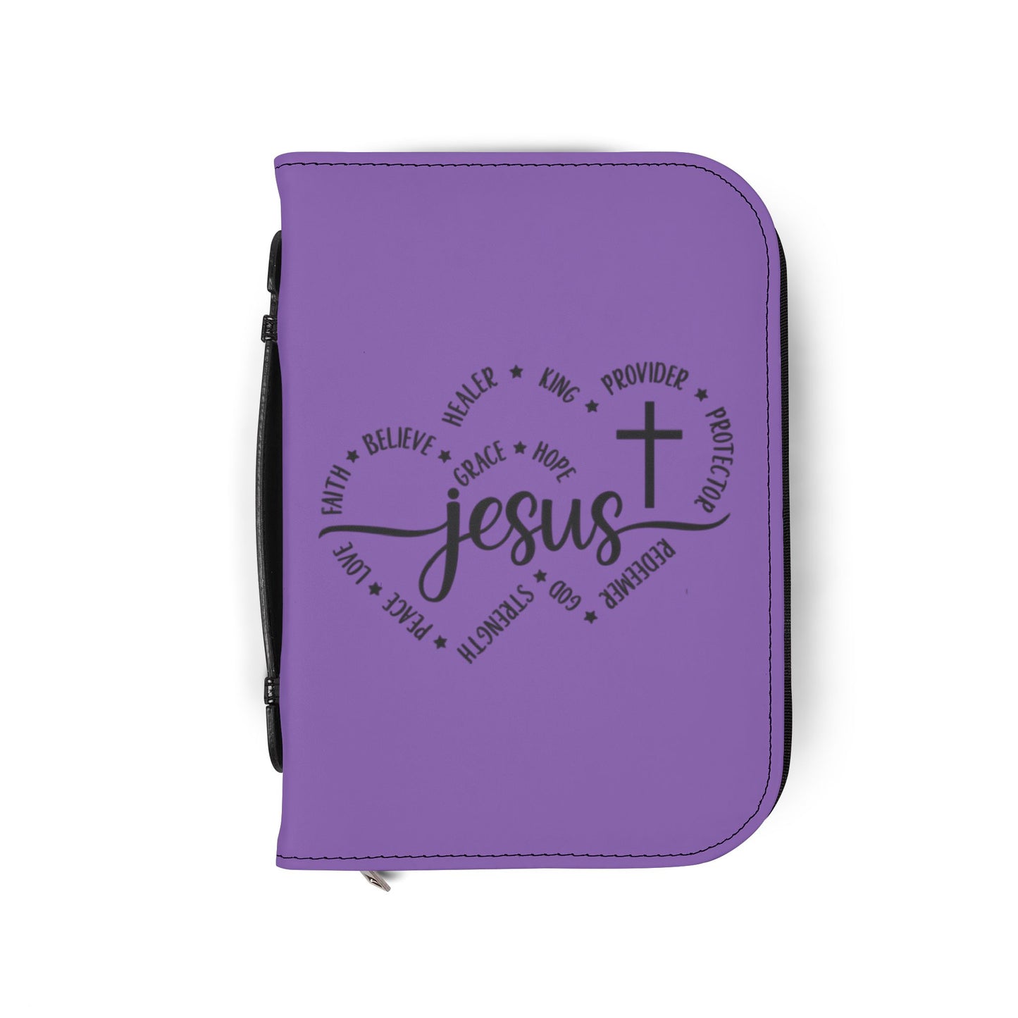 Jesus/Double Heart Bible Cover