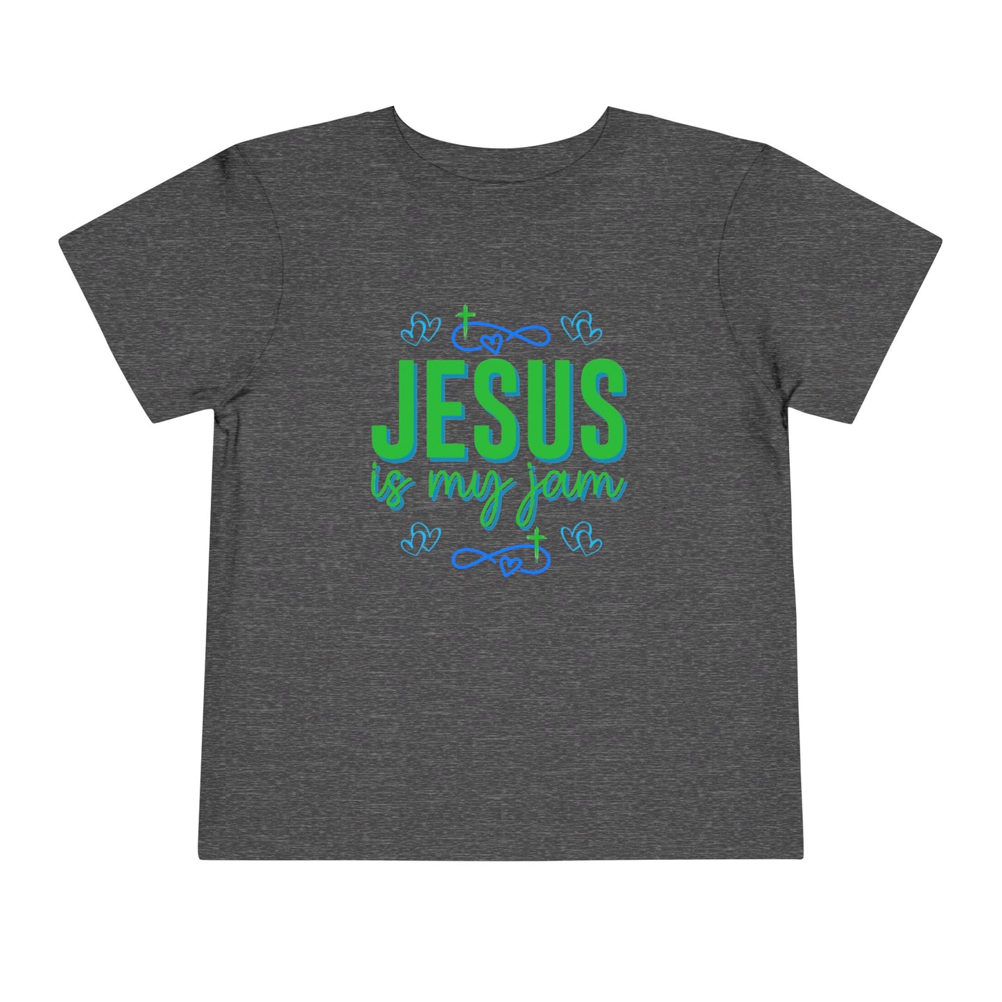 Boys Jesus Is My Jam Toddler Short Sleeve Tee
