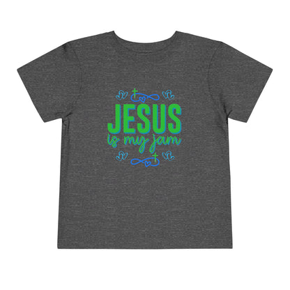 Boys Jesus Is My Jam Toddler Short Sleeve Tee