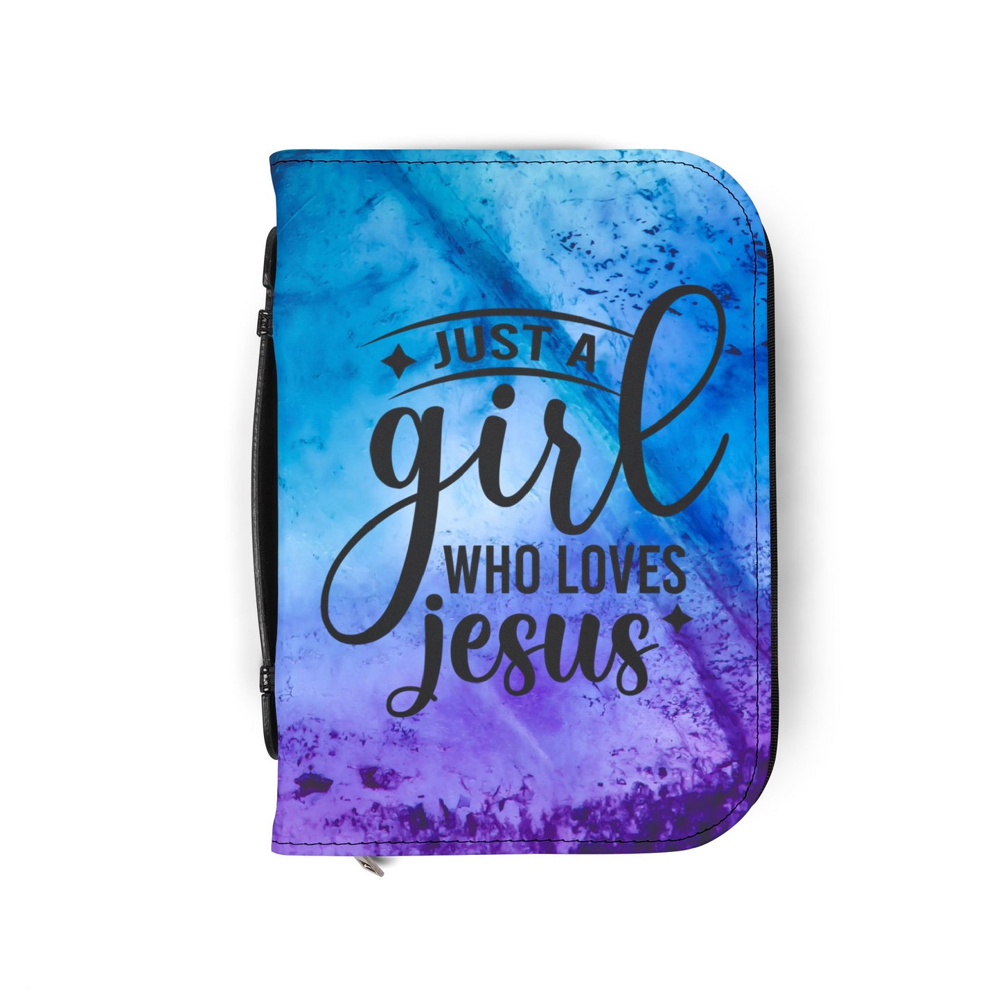 Just A Girl Who Loves Jesus Bible Cover