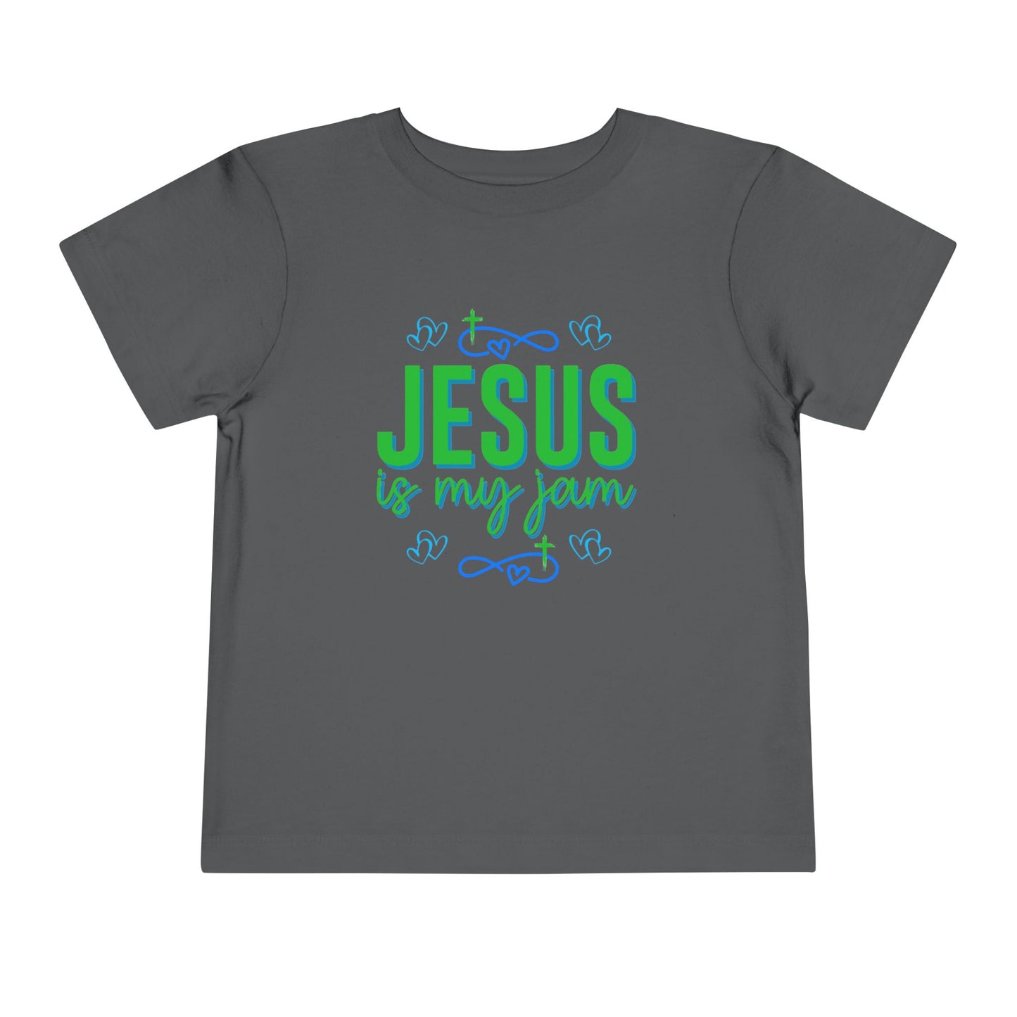 Boys Jesus Is My Jam Toddler Short Sleeve Tee