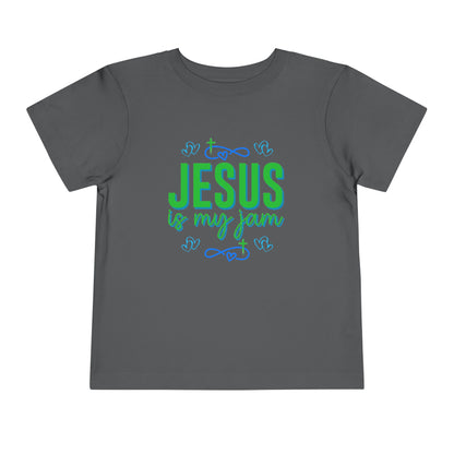Boys Jesus Is My Jam Toddler Short Sleeve Tee
