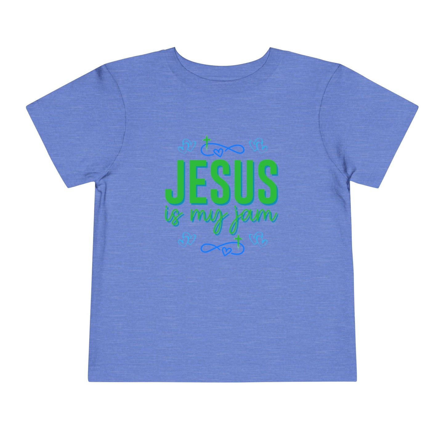 Boys Jesus Is My Jam Toddler Short Sleeve Tee