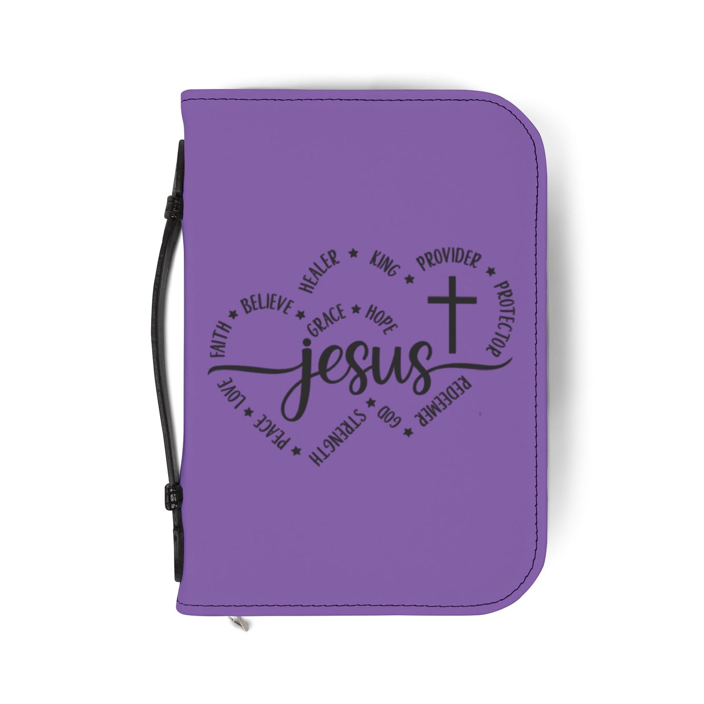Jesus/Double Heart Bible Cover