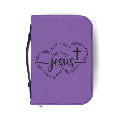 Jesus/Double Heart Bible Cover
