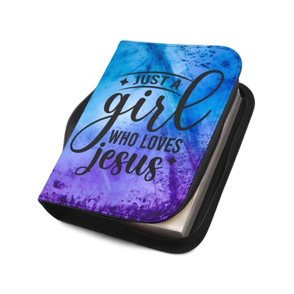 Just A Girl Who Loves Jesus Bible Cover