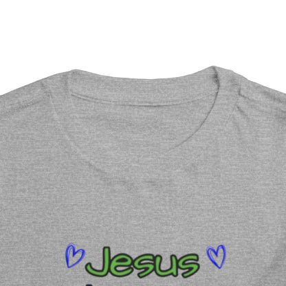 Jesus Loves Me Toddler Short Sleeve Tee