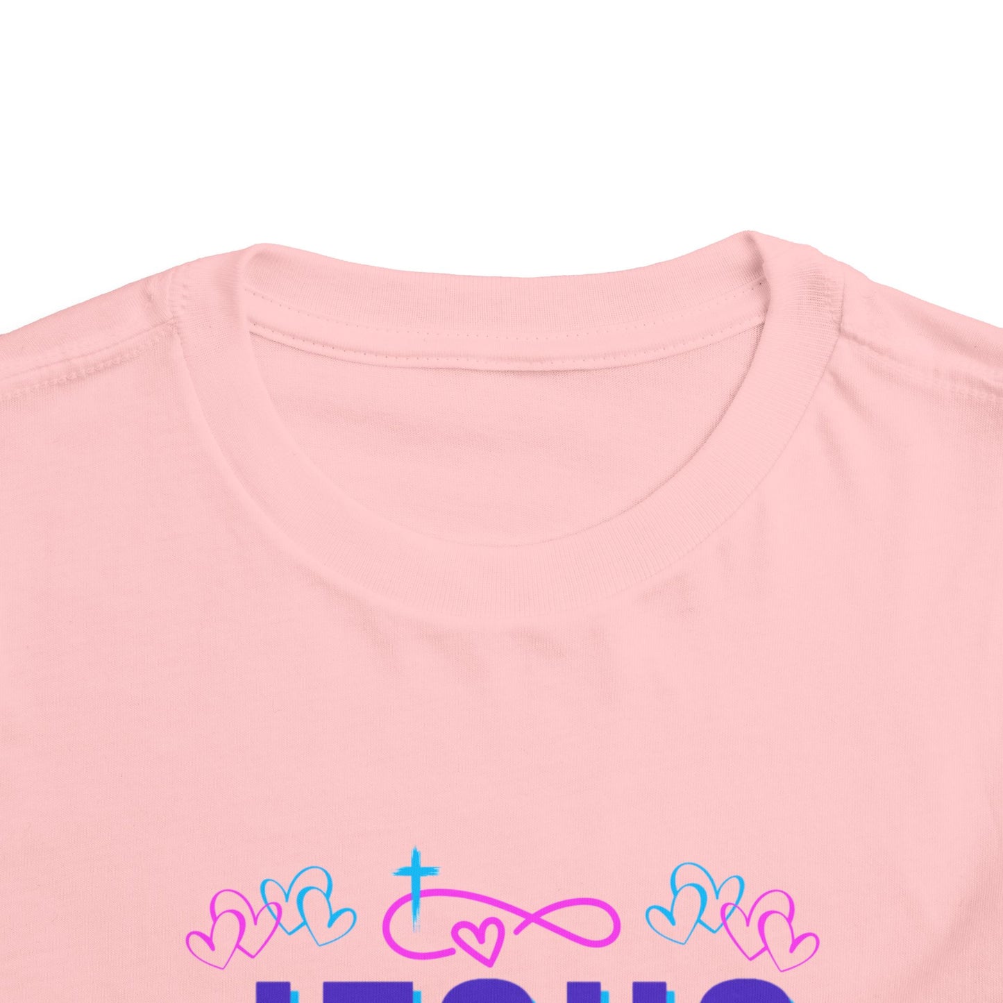 Girls Jesus Is My Jam Toddler Short Sleeve Tee