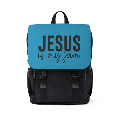 Jesus Is My Jam Unisex Casual Shoulder Backpack