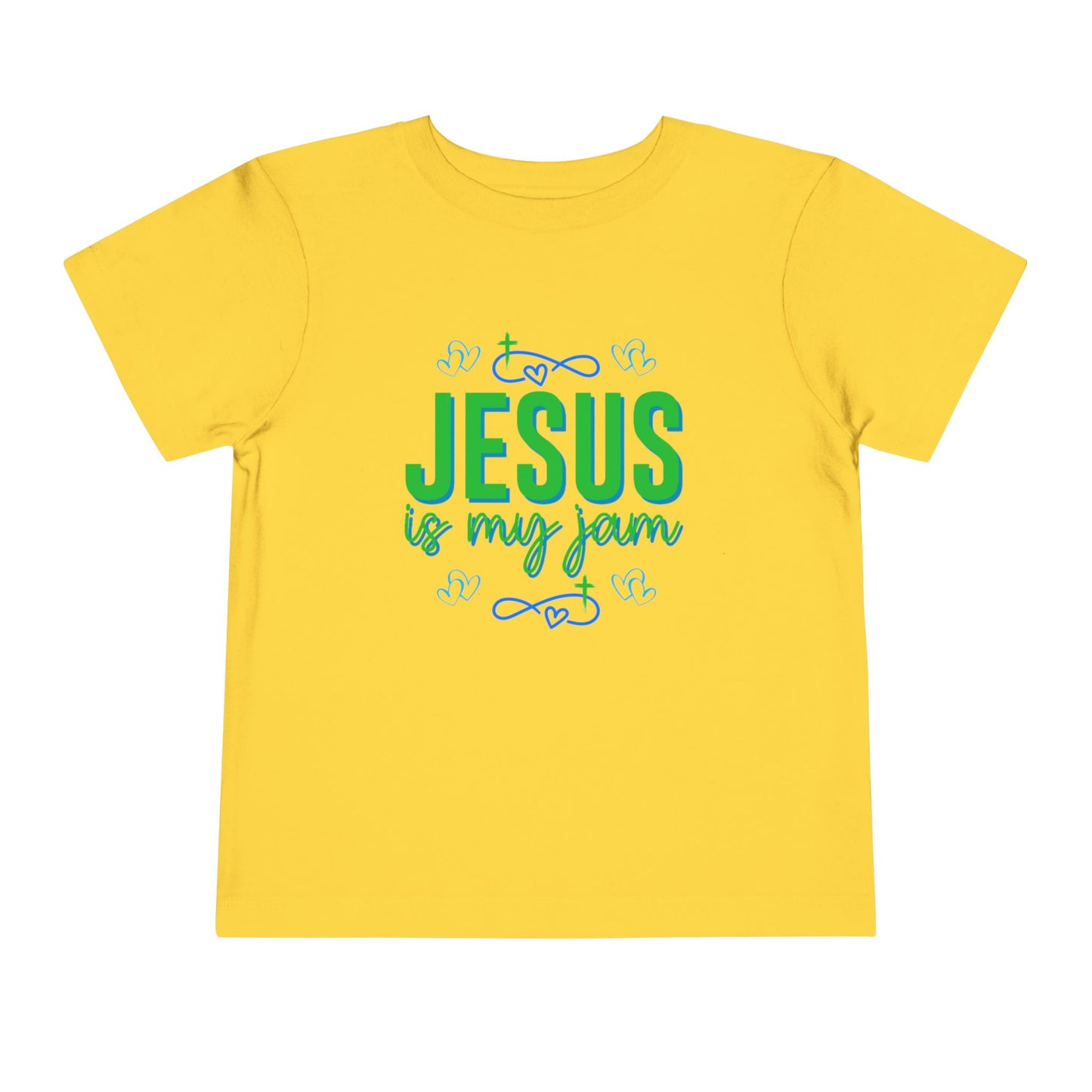 Boys Jesus Is My Jam Toddler Short Sleeve Tee