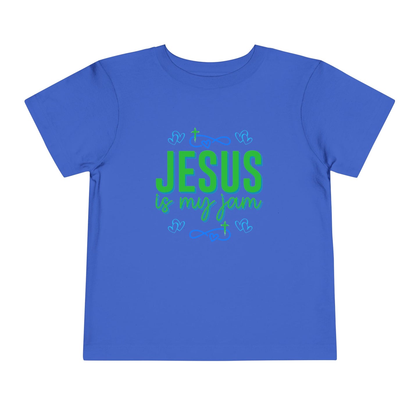 Boys Jesus Is My Jam Toddler Short Sleeve Tee