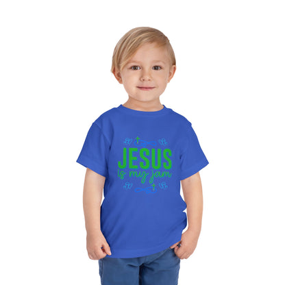 Boys Jesus Is My Jam Toddler Short Sleeve Tee