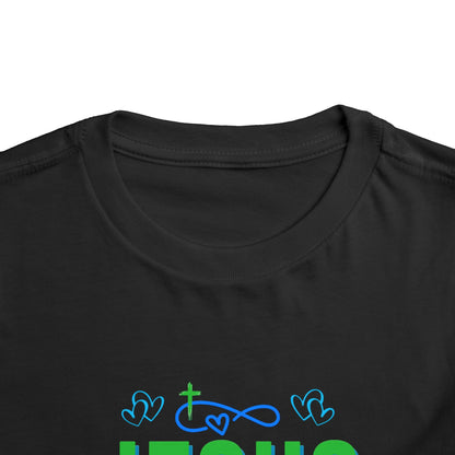 Boys Jesus Is My Jam Toddler Short Sleeve Tee