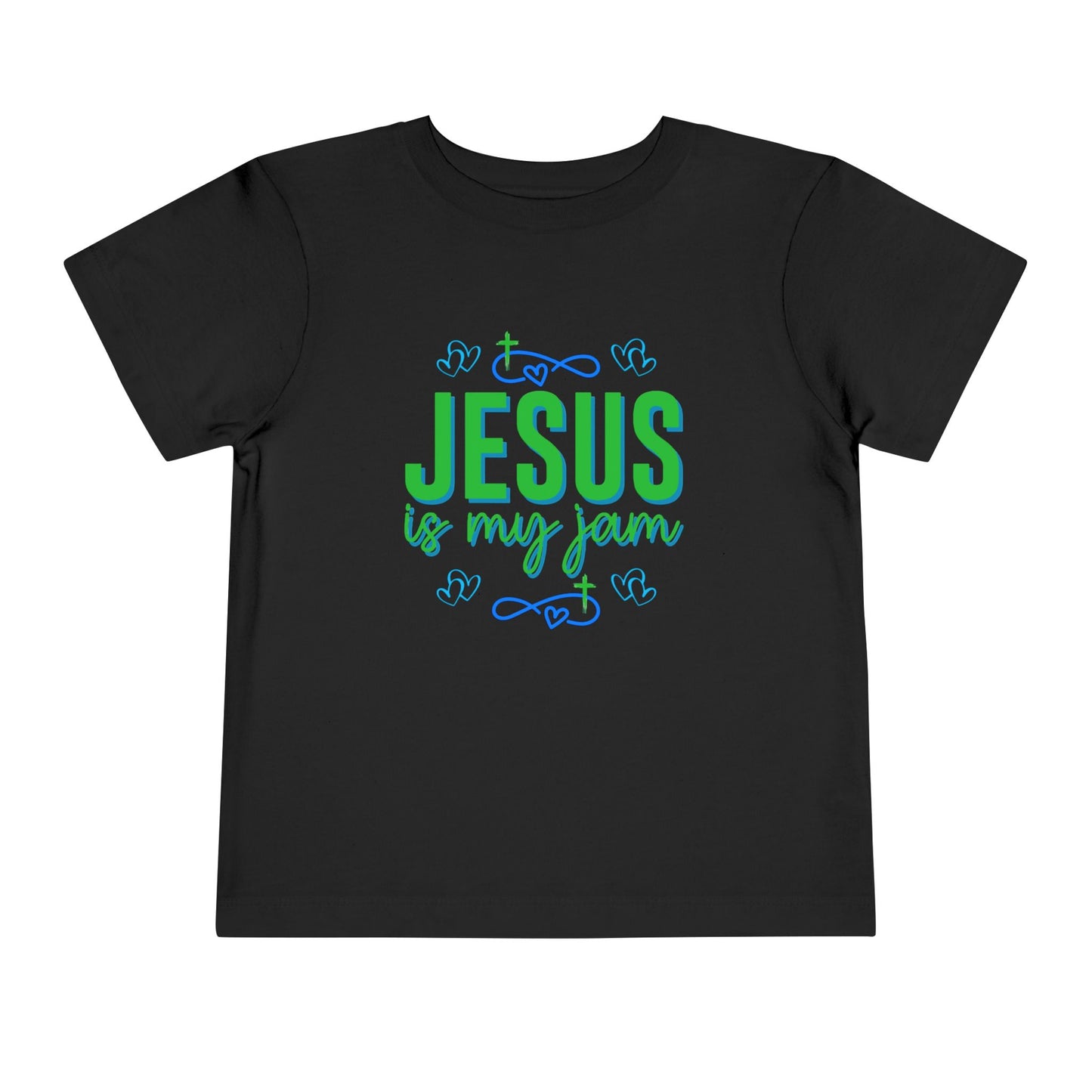 Boys Jesus Is My Jam Toddler Short Sleeve Tee