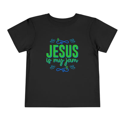 Boys Jesus Is My Jam Toddler Short Sleeve Tee