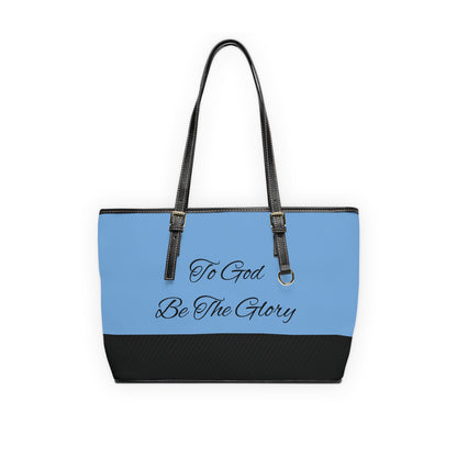 Leather Shoulder Bag - To God Be The Glory