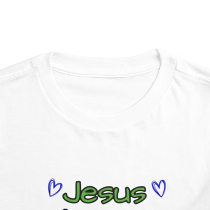 Jesus Loves Me Toddler Short Sleeve Tee