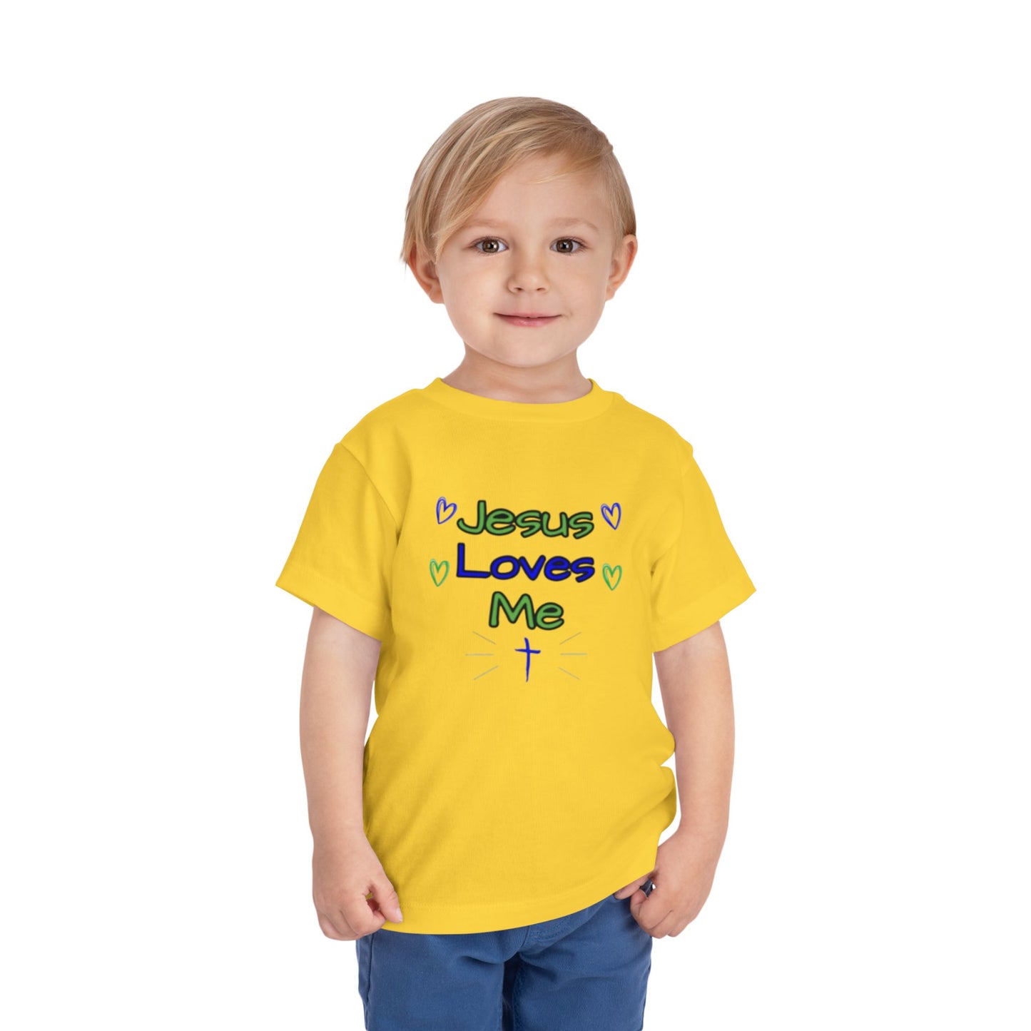 Jesus Loves Me Toddler Short Sleeve Tee