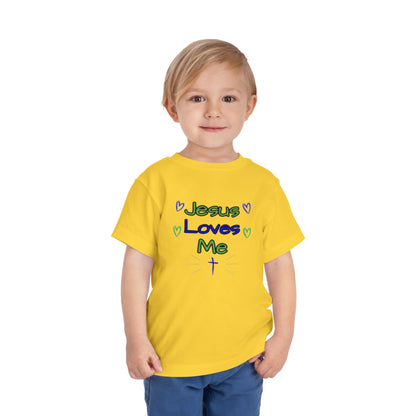 Jesus Loves Me Toddler Short Sleeve Tee