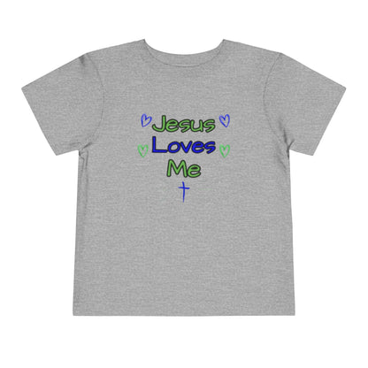 Jesus Loves Me Toddler Short Sleeve Tee