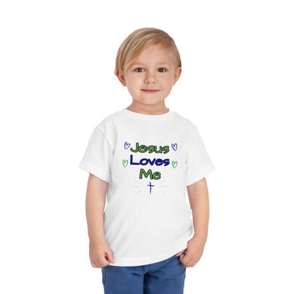 Jesus Loves Me Toddler Short Sleeve Tee