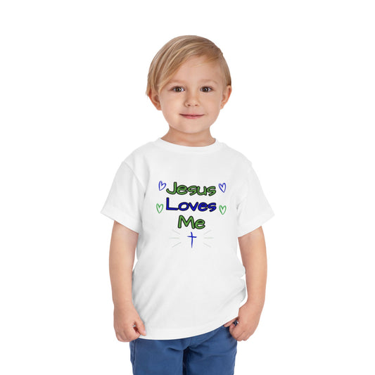 Jesus Loves Me Toddler Short Sleeve Tee