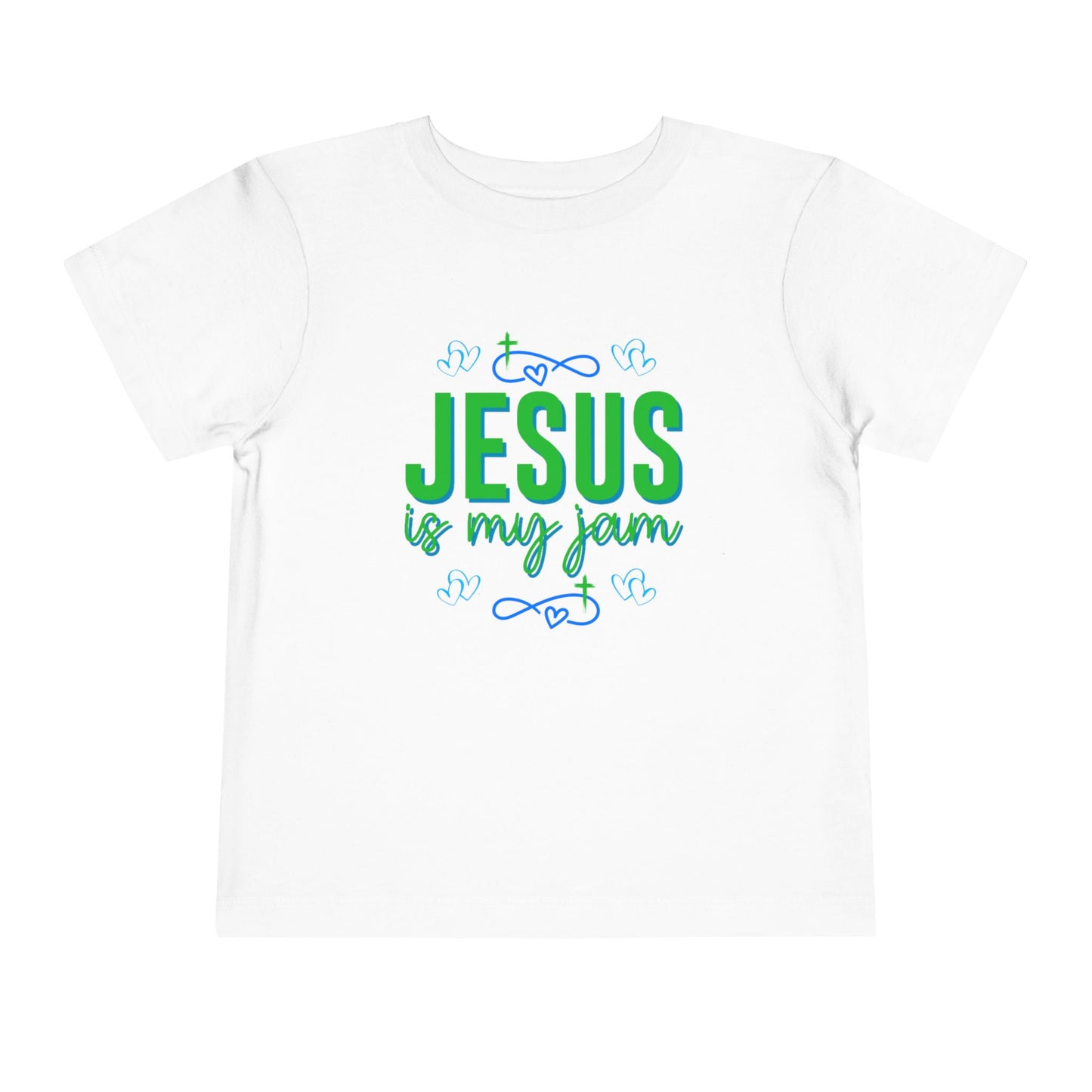 Boys Jesus Is My Jam Toddler Short Sleeve Tee