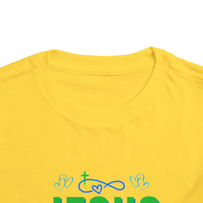 Boys Jesus Is My Jam Toddler Short Sleeve Tee