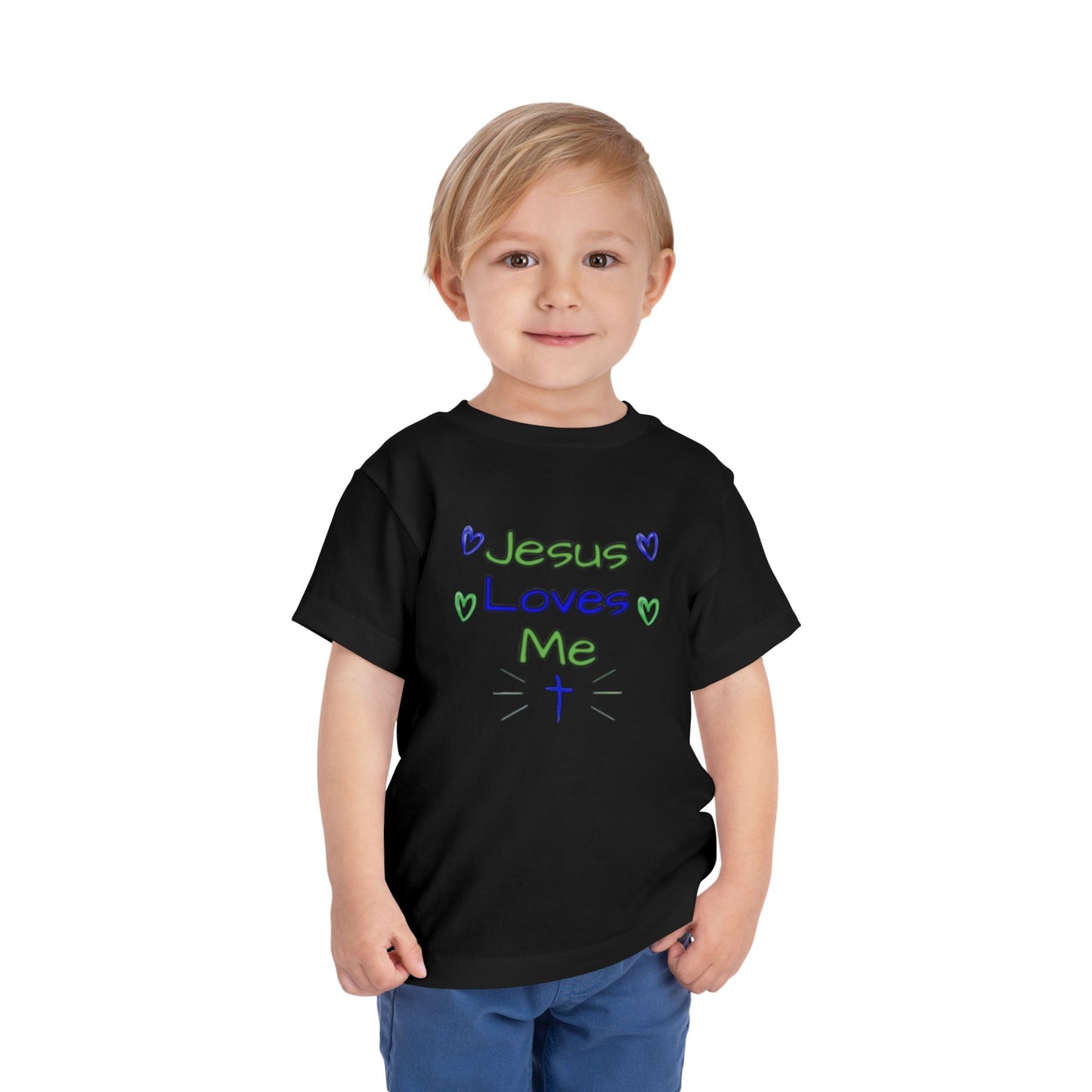 Jesus Loves Me Toddler Short Sleeve Tee